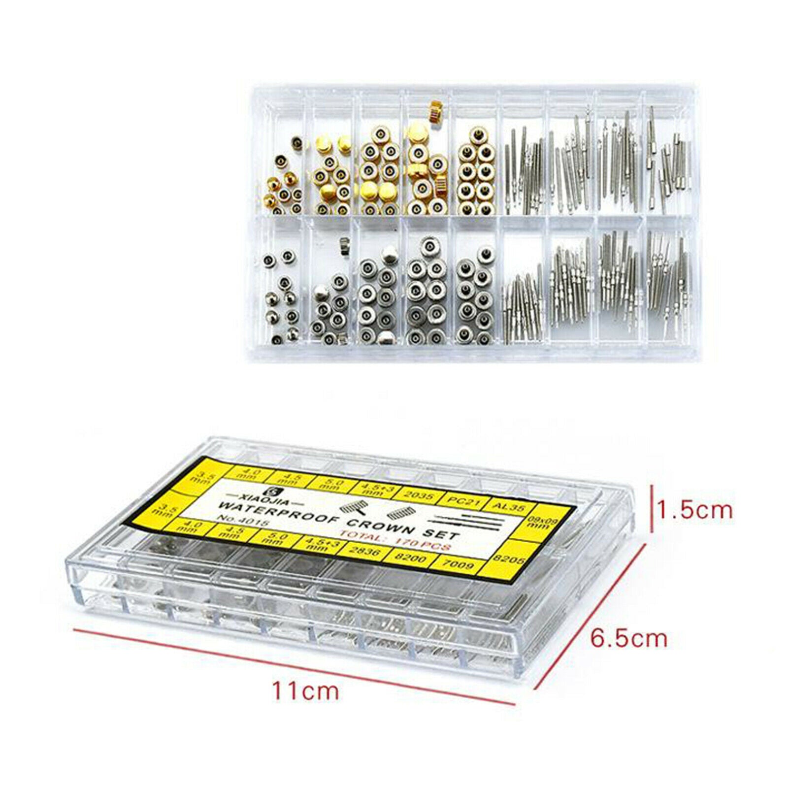 Stainless Steel Watch Crown Spring Bar Replacement Kit Watch Repairing Tool