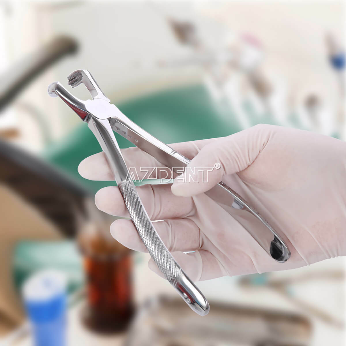 Dental Tooth Forceps Extraction Surgical Root Loosening Upper Lower Molar Kit