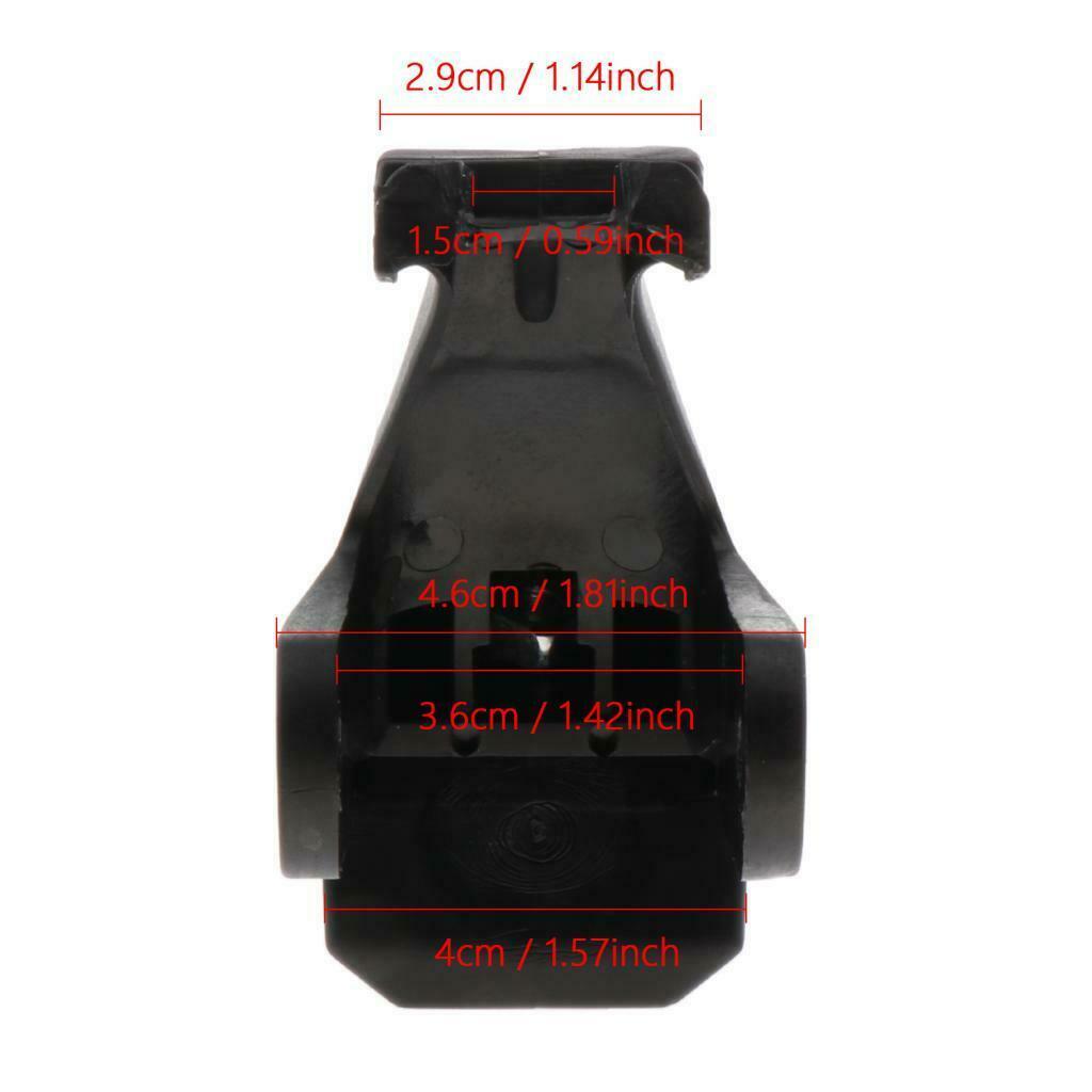 4 Pieces Roller Skates Brakes Pads Skates Non-Slip Universal Skates Black