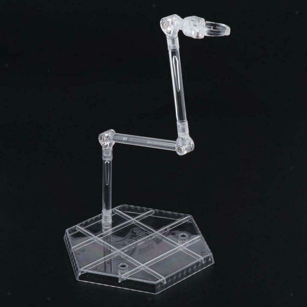 Clear Clear Adjustable DIY Plastic Display Holder 1/6 Action Figures Accs