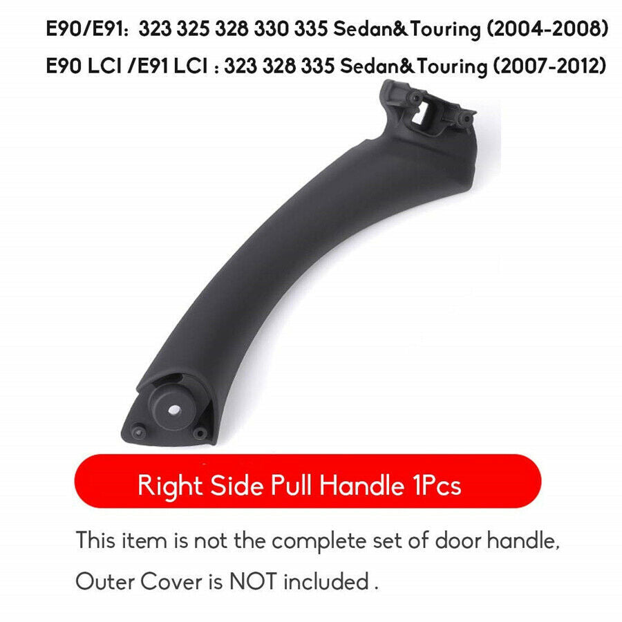Right Inner Door Panel Handle Outer Trim Cover 51417230850 For BMW E90 3-Series