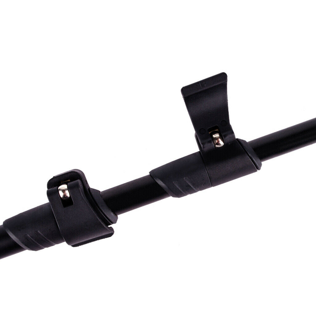 Telescopic Hiking Trekking Pole Adjustable Alloy Walking Stick   Purple