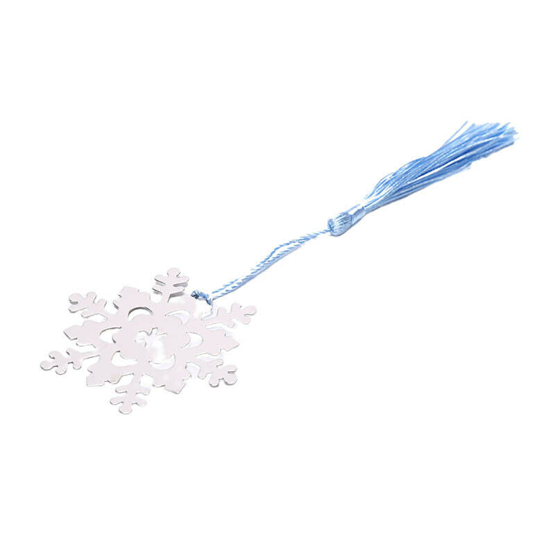 Book Marker Snowflake Bookmarks Winter Pendant Gifts Christmas Birthday G.l8