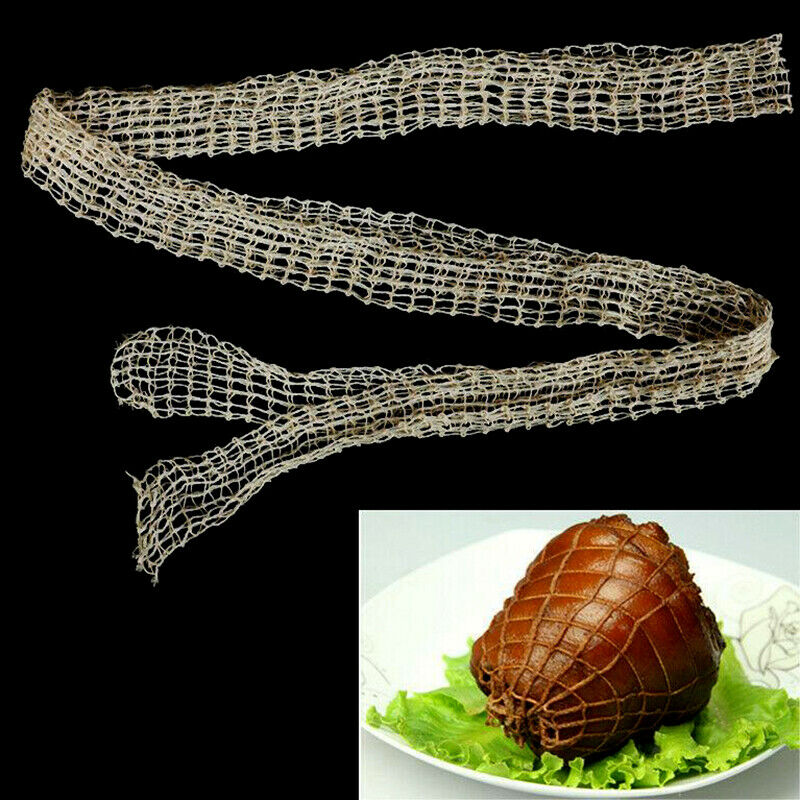 5M Cotton Meat Net Ham Sausage Net Butcher's String Sausage Casing Net Rol_t Qx