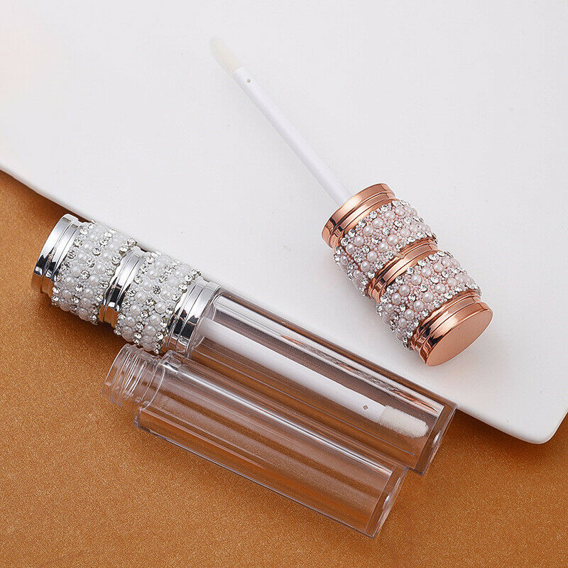 Lip Gloss Tubes Rhinestone Clear Empty Lip Empty Containers Refillable Bott FT