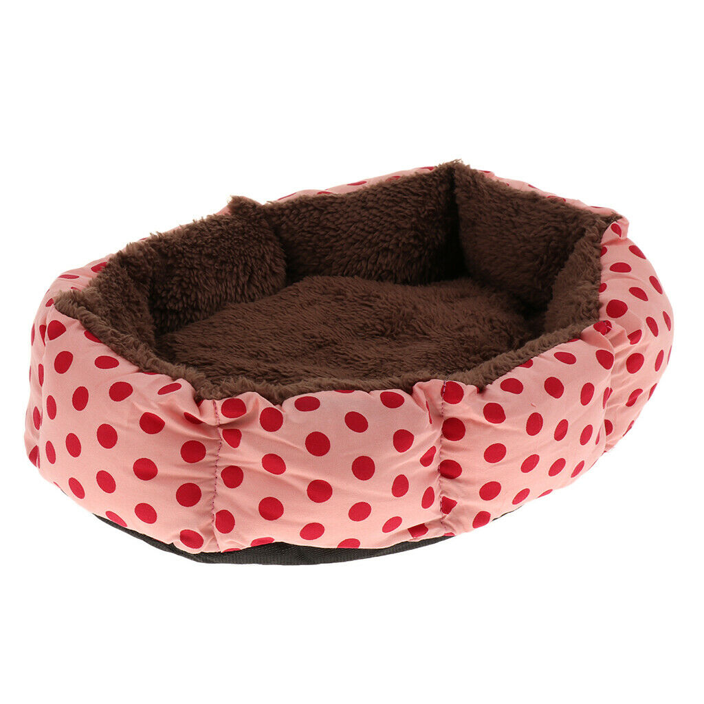 Soft Kitten Cat / Bed For Dogs Puppies Print Points Floor Mat For Pets Warm Nest