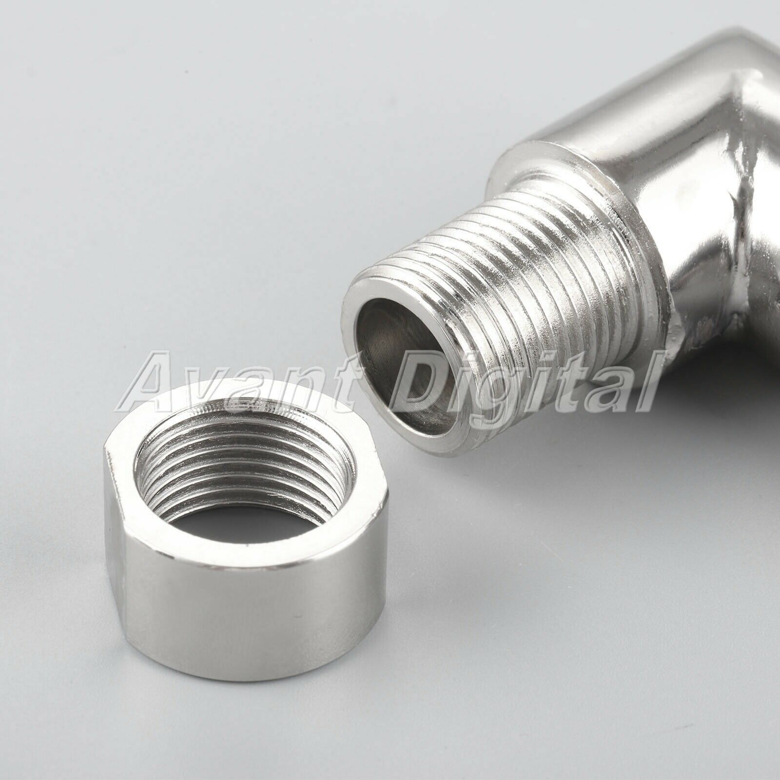 2x O2 Check Engine Light CEL Fix Oxygen Sensor Spacer Exhaust Extension M18x1.5