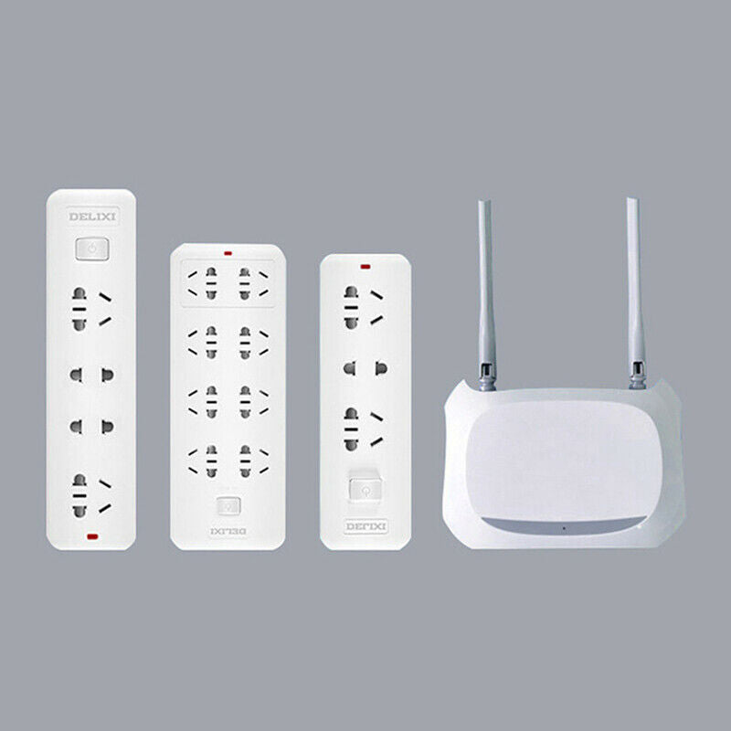 Self Adhesive Desktop Socket FixerPunch-free Power Strip Hold.l8