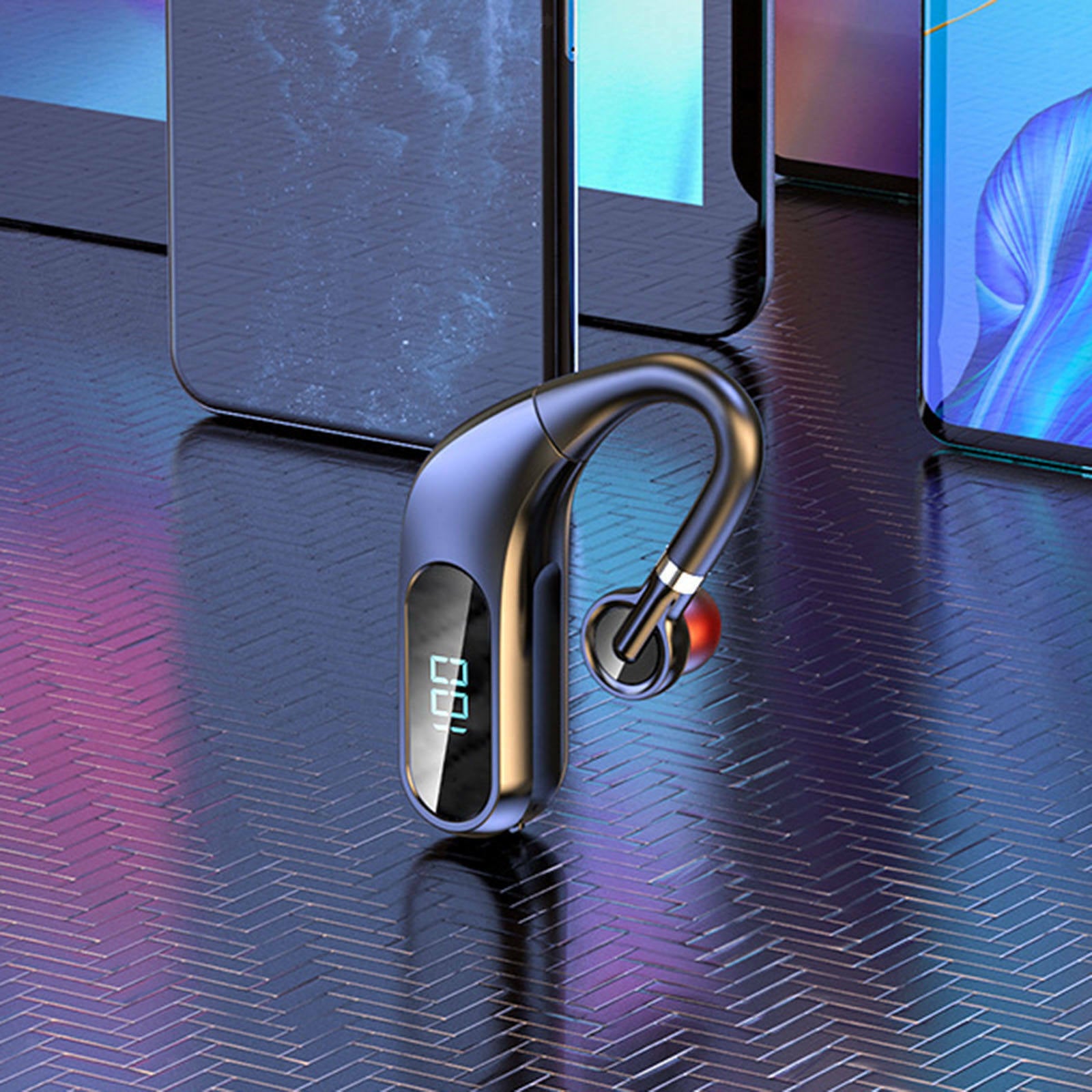 Wireless bluetooth headset earbuds that make business easy