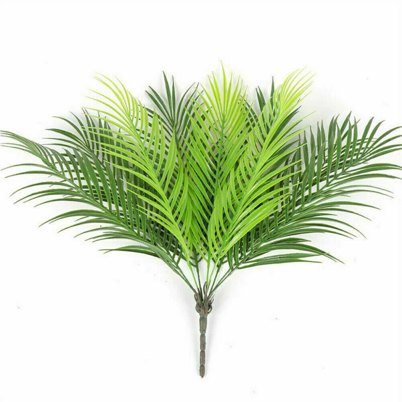 Artificial Palm Leaves Tall Green Tropical Foliage Room Garden Decor