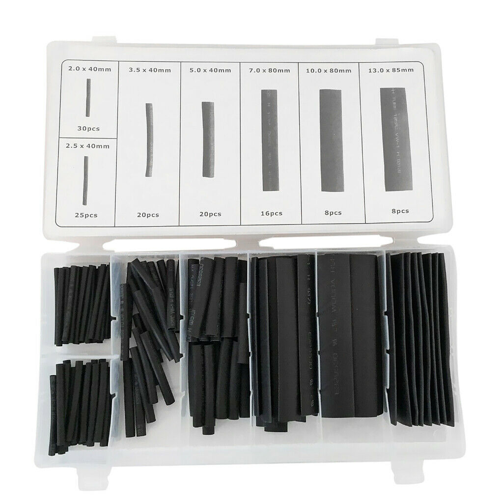 Heat Shrink 2.0m-13.0mm 2:1 Tubing Heatshrink Tube Sleeve Warp for Home DIY