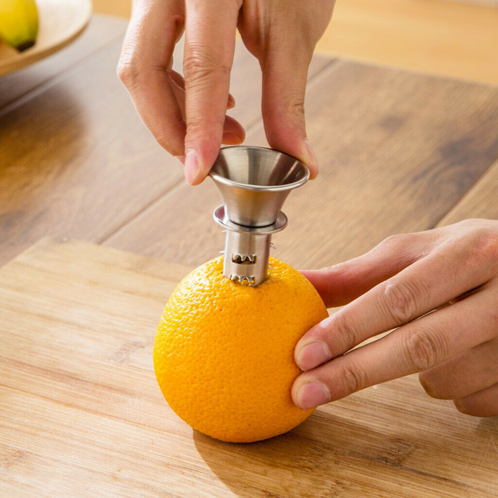 Manual Small Stainless Steel Citrus Lemon Drill Squeezer Juicer