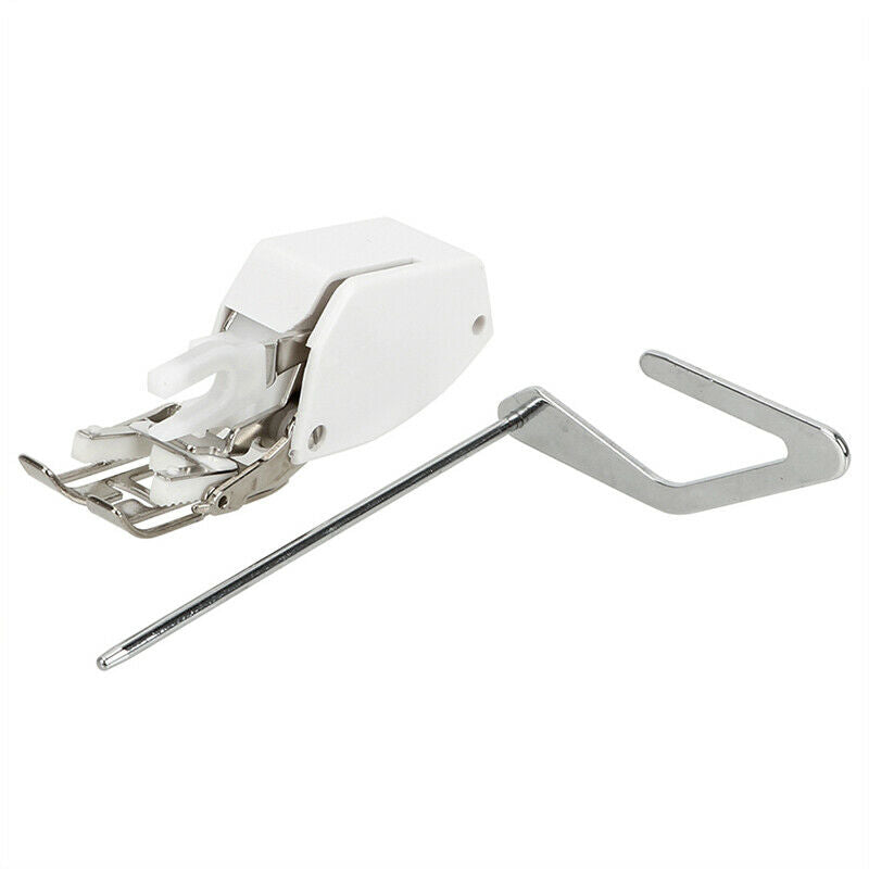 Domestic sewing machine presser foot with guide pliers Synchronize presser fBDA