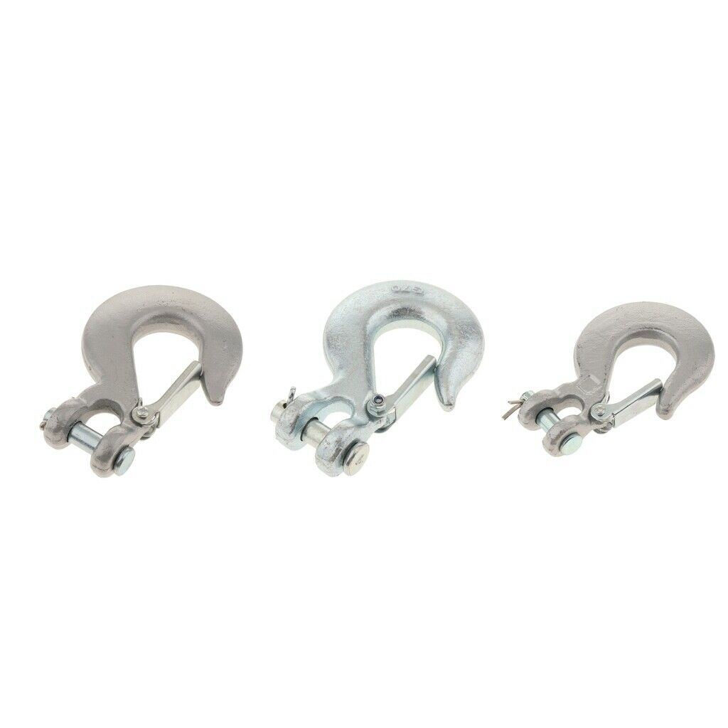 Half-Linked Winch Hook /Latch for ATV UTV Winches 3000Lbs 6000Lbs 12000Lbs