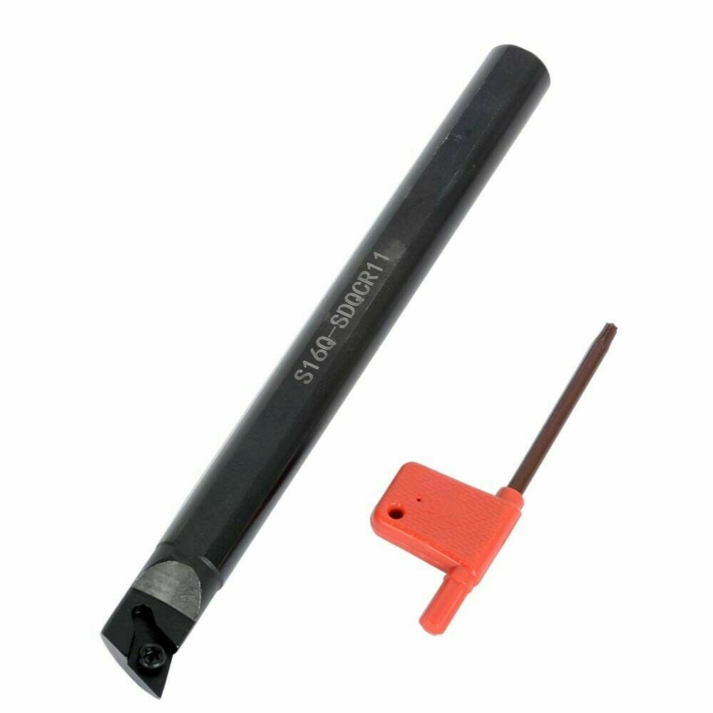 107.5° S16Q-SDQCR11 Right hand Internal Turning Tool holder For DCMT11 Insert
