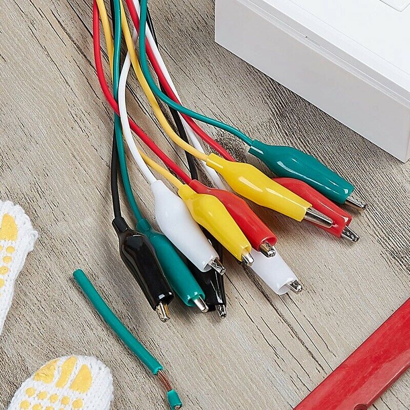 10 Colorful Alligator Clip Test Lines Double-Ended Alligator Clip Test Lines MX5
