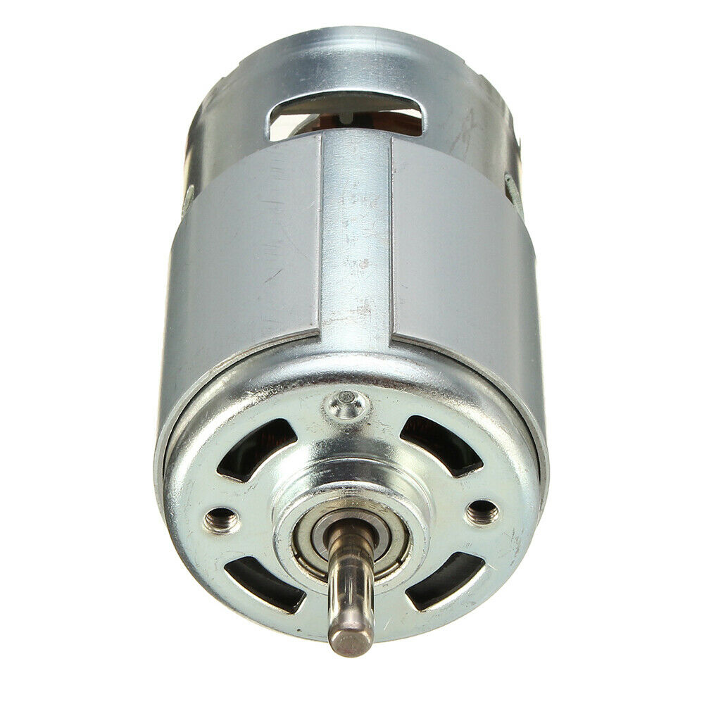 Large Torque High Power RS775 DC 6V-24V 3500-8300RPM Motor Ball Bearing