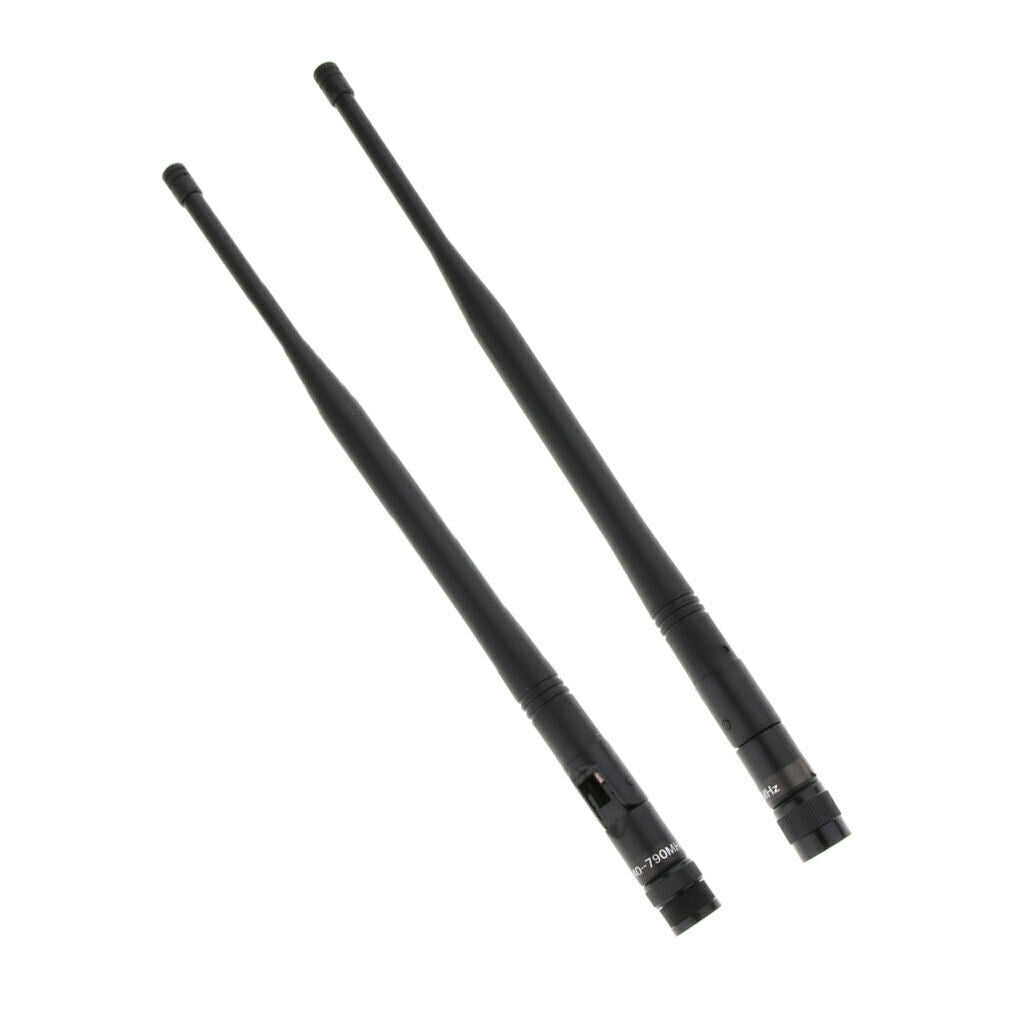 8x DIY UHF Microphone Mic Connector Antenna Signal Line Black, Wireless