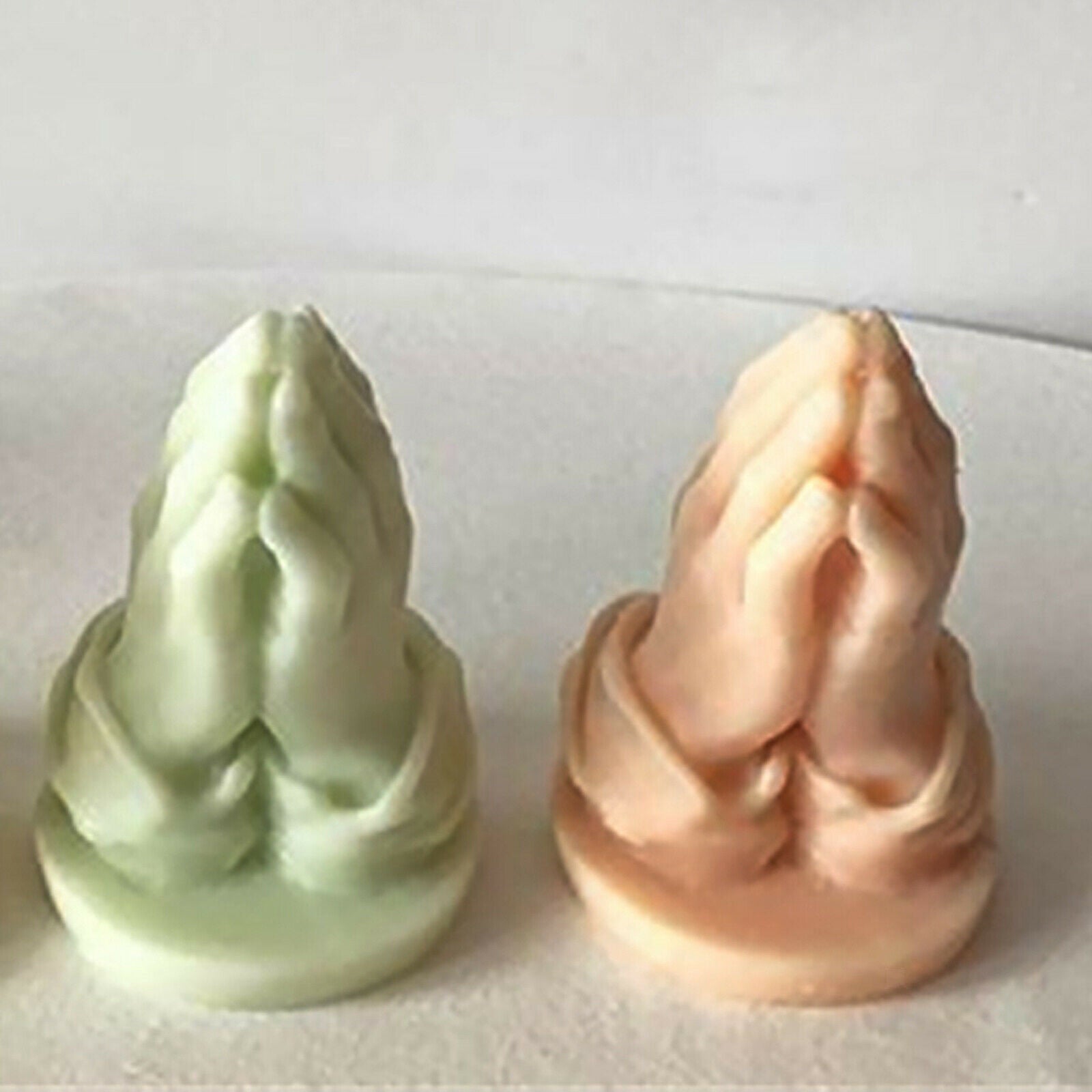 Praying Hands Silicone Mold DIY Plaster Decoration Bee Wax Candle Mold Durable