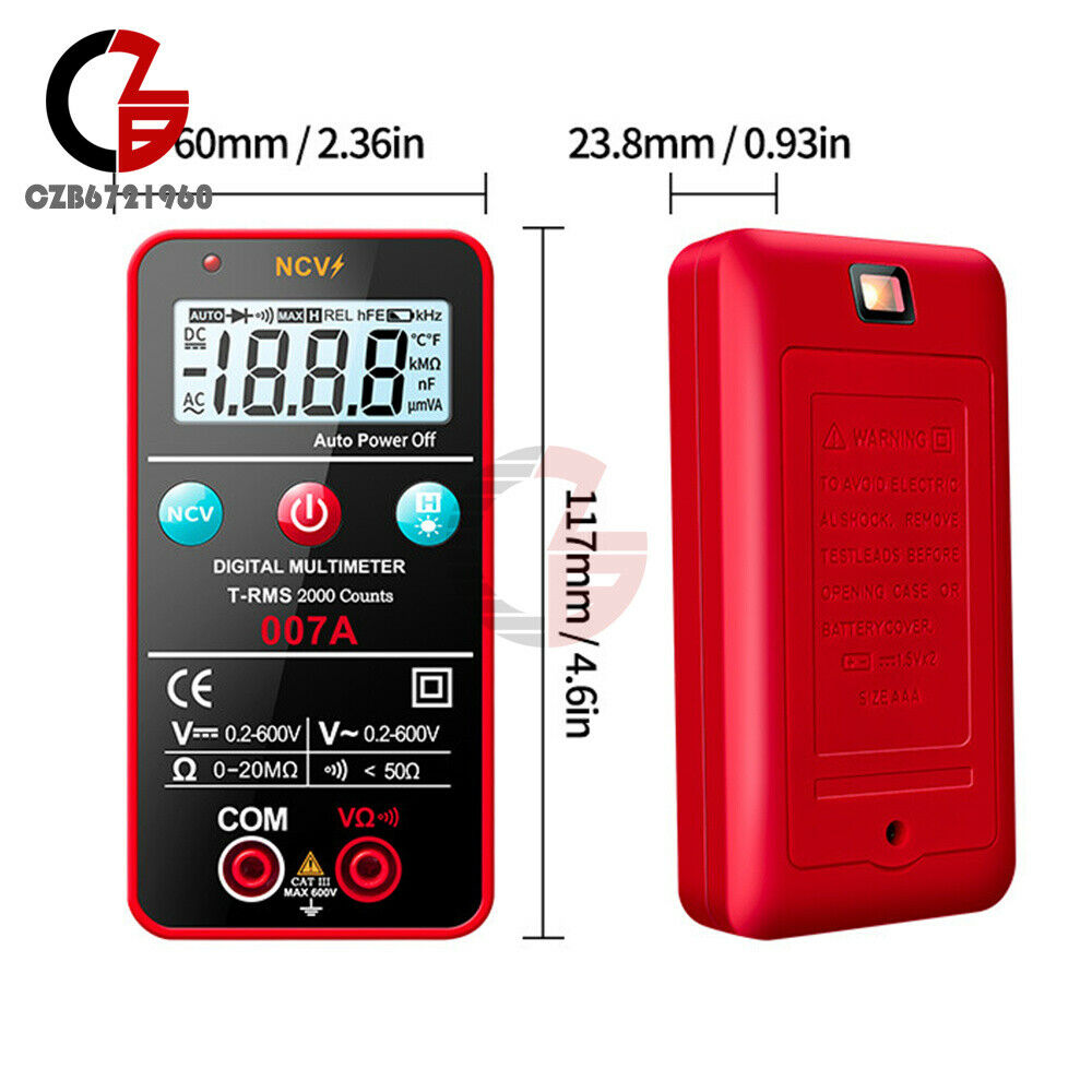 Fully Automatic Electrician Household Maintenance Multimeter With backlight