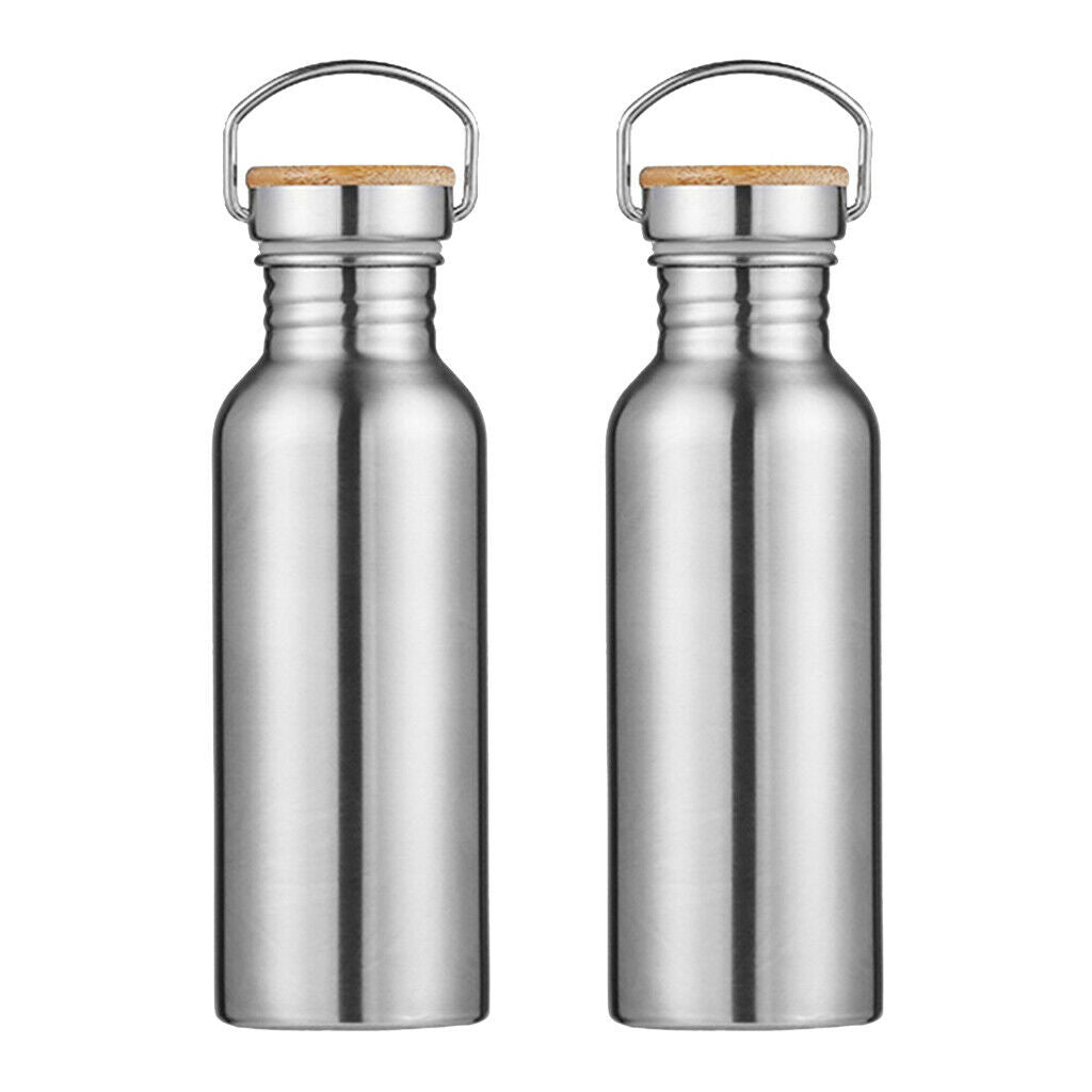 20oz Water Bottle Outdoor Camping Flask Single Wall Camping Drink Leakproof