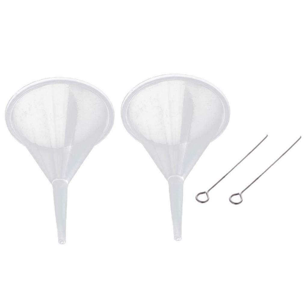 2pcs Tiny Mini Funnel Kit For Filling Cremation Jewelry Urns and Keepsakes