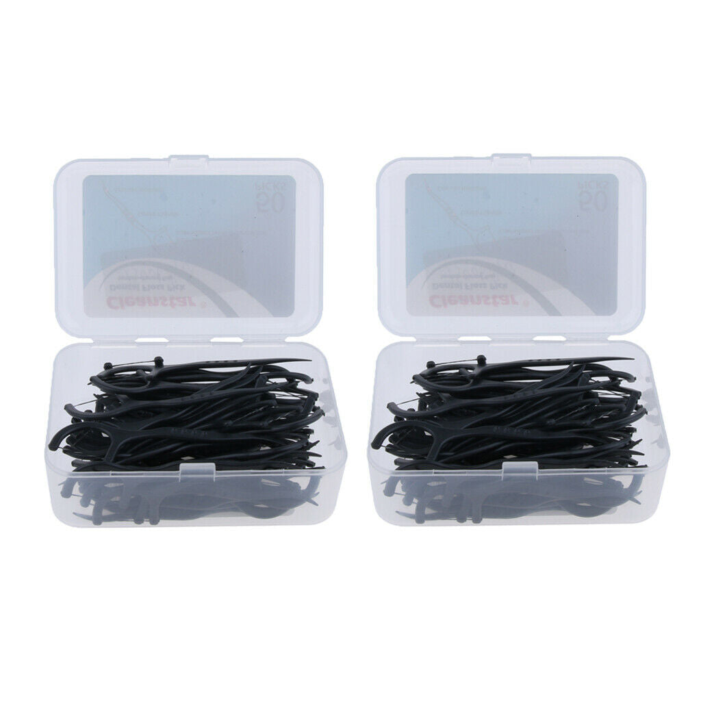 Pack of 100 pieces, floss flosser teeth toothpick sticks