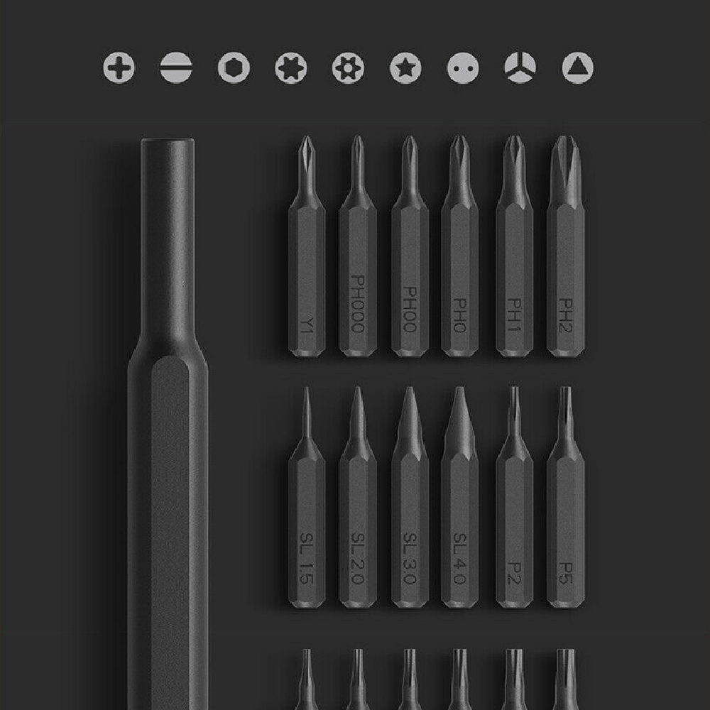 24 In 1 Precision Screwdriver Set, S2 Steel Mini Magnetic Bits, Professional Kit