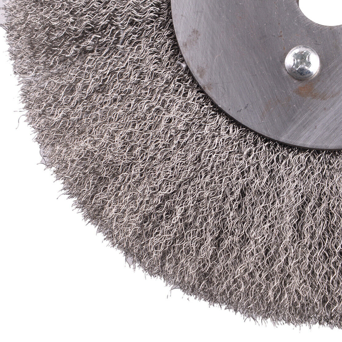 Crimped Stainless Steel Wire Wheel Brush For Rust Cleaning Grinder New