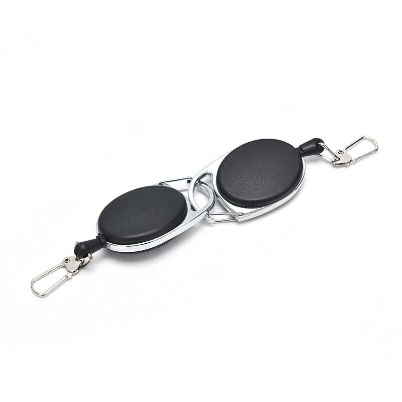 Retractable Keyring Extendable Anti Lost ID Card Holder Key Ch Kt