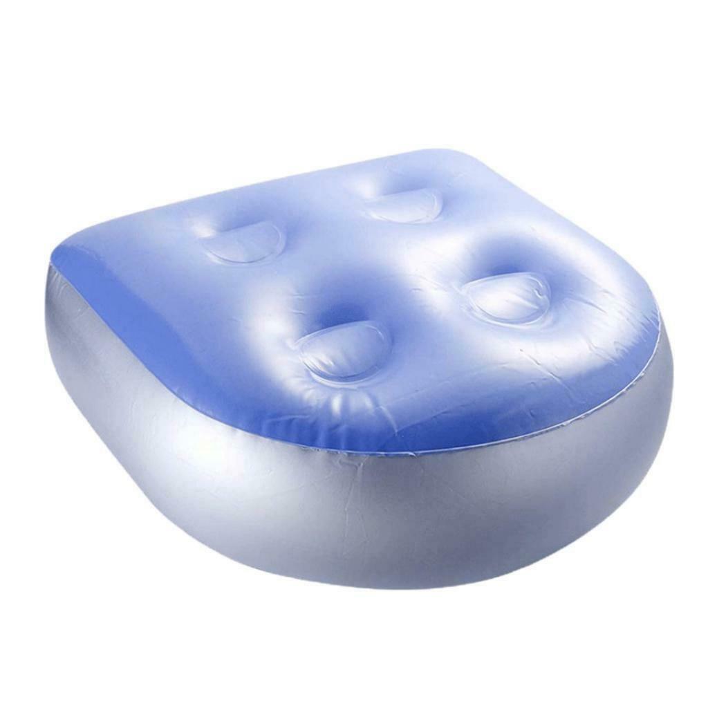 2 Pieces Outdoor Spa Booster Seat Comfly Inflatable PVC Hot Tub Cushion
