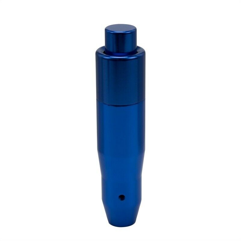 Blue Aluminum Car Auto Automatic Gear Stick Shift Knob Shifter Lever With Button