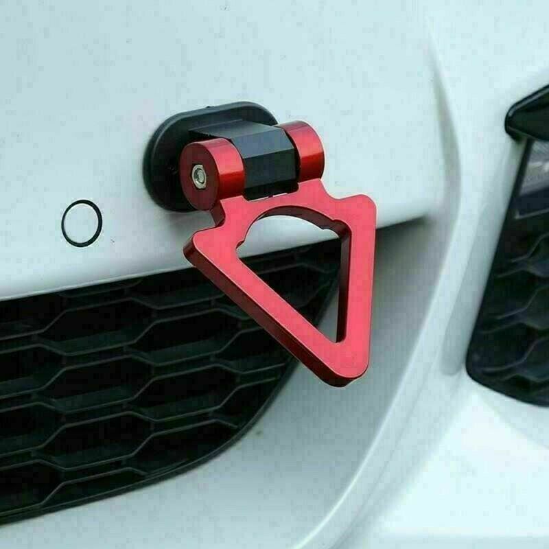 Car Ring Track Racing Style Tow Hook Look Decoration Auto Universal Accessories