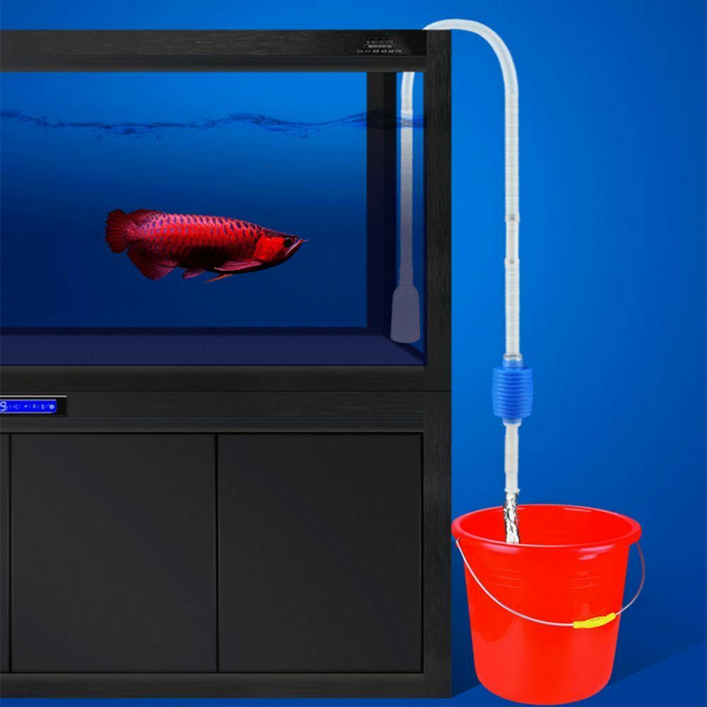 Portable Siphon Hose Aquarium Cleaner Water Changer Pump Cleaning Accessories