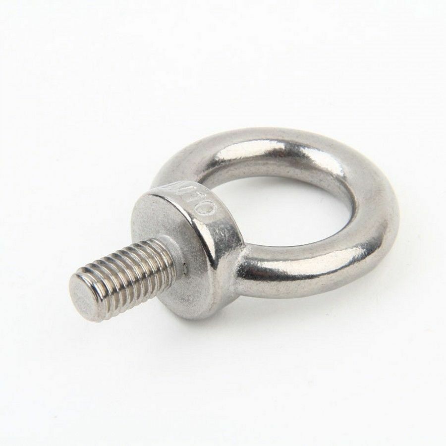 Qty 2PCS- M3 x 9mm Shouldered Lifting Eye Bolts 304 A2 Stainless Steel