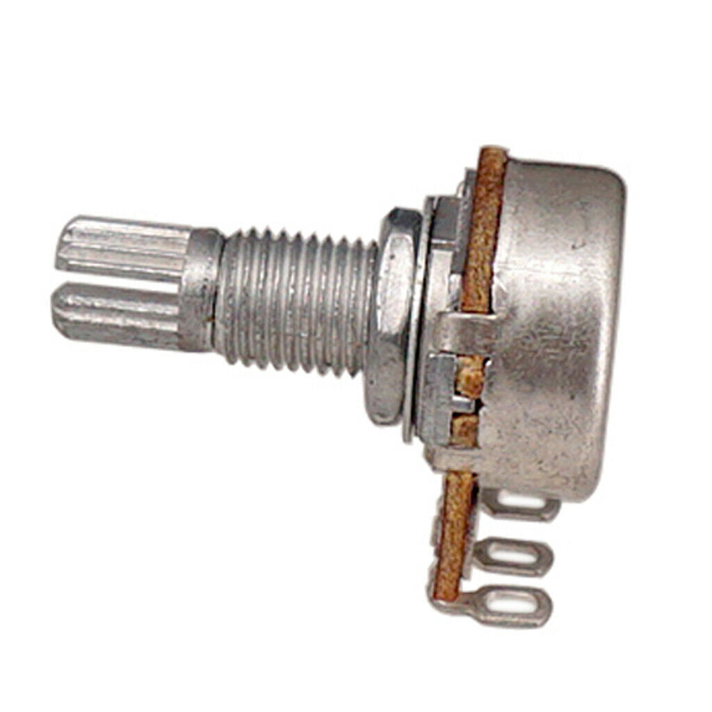 Guitar potentiometer pot A50k B50K 4-pack set 17mm dia tone volume control