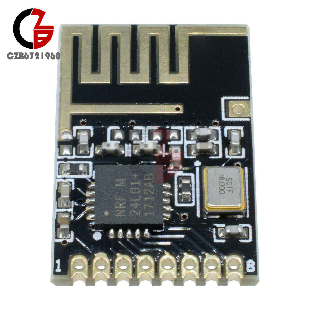 New Mini NRF24L01+ SMD 1.27MM RF wireless transceiver module Small Size