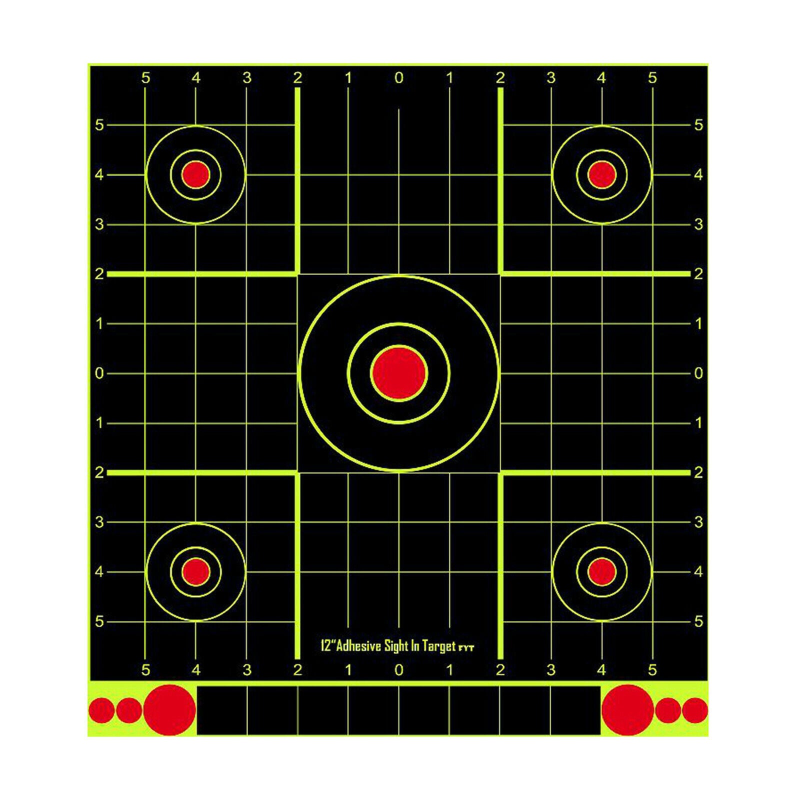 10pcs Shooting Paper Target Archery Splatter Targets Training Aids Stickers