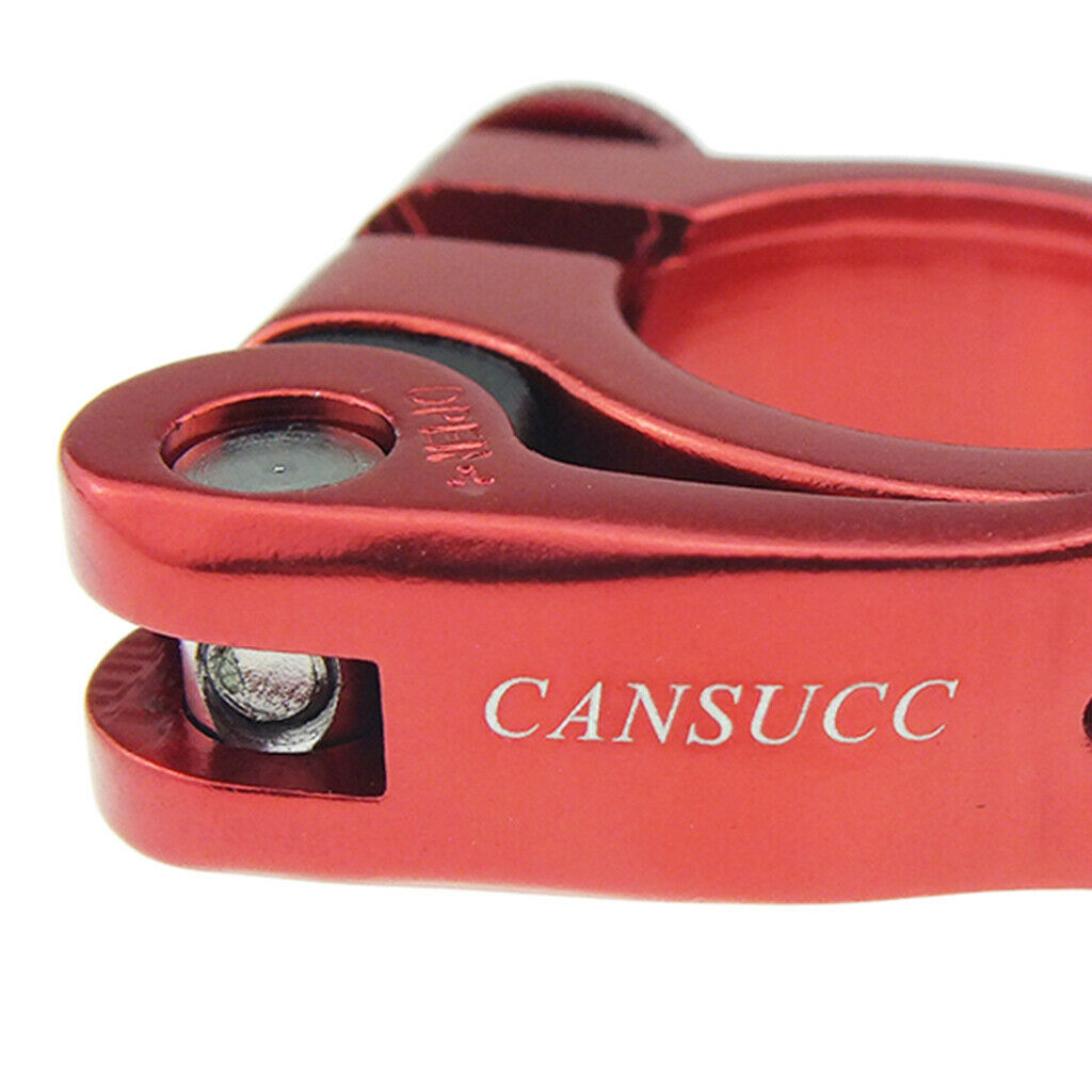 30mm SeatPost Clamp Tube Clip Quick Release Mountain Road Bike Part Red