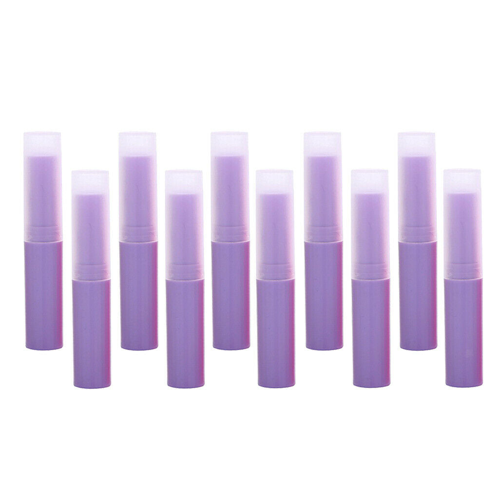 20 Pieces 4ml Plastic Lip Balm Tubes Containers Empty DIY Refillable Lip Gloss