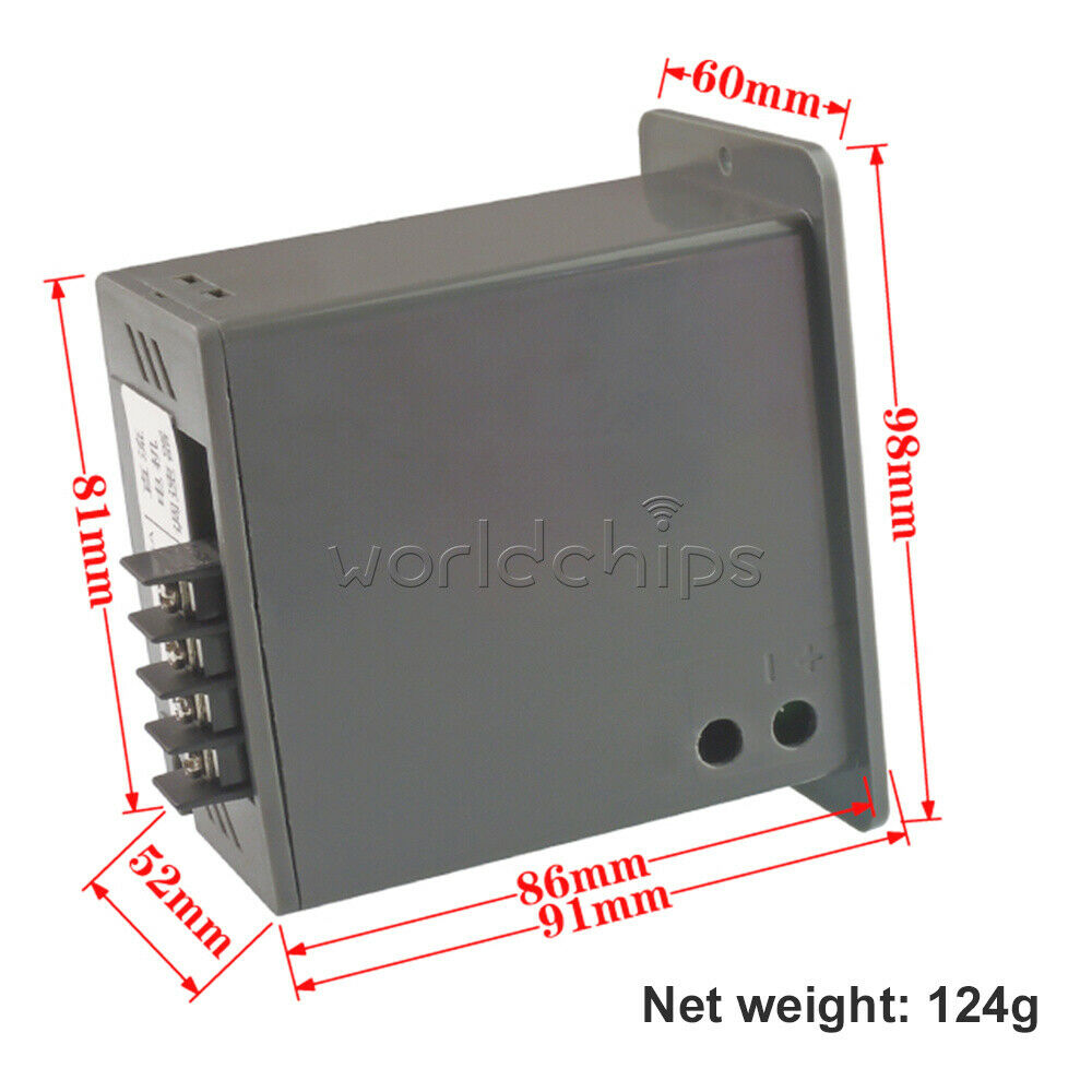 10-60V 6A PWM DC Motor Speed Controller Regulator PLC 15A Governor Volt