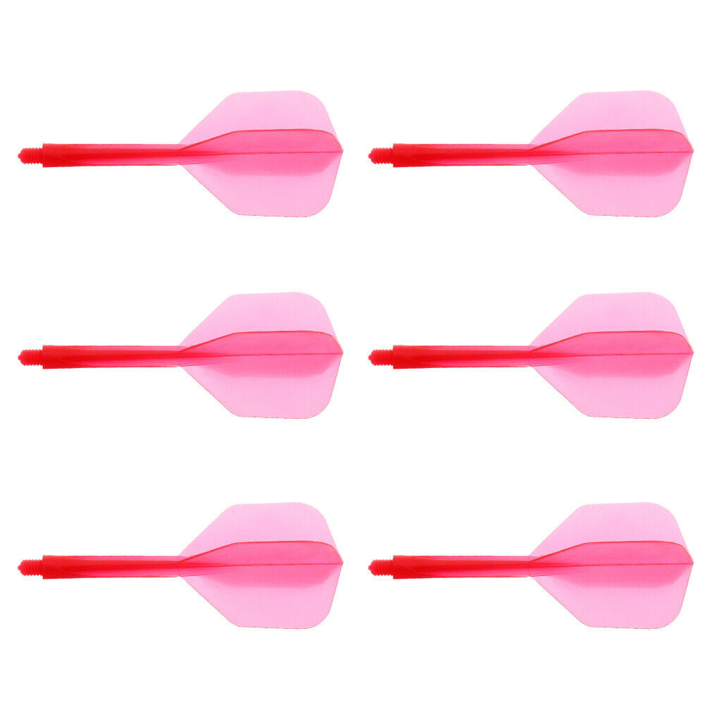 12Pcs Durable ABS  Stems With  Flights For 2BA Thread  Barrels