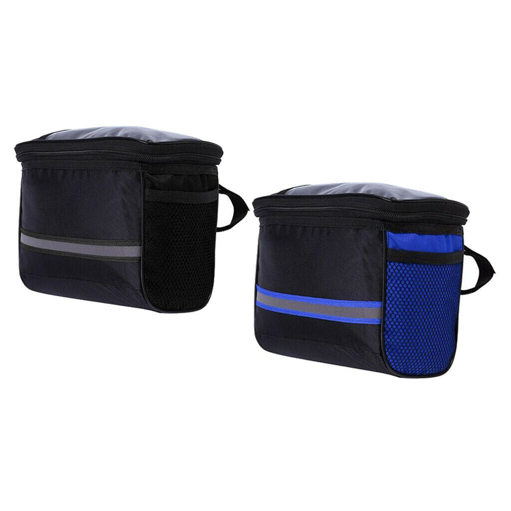 2pack Bike Handlebar Bag Front Storage Bag Holder Storage Cycling Bike Pack