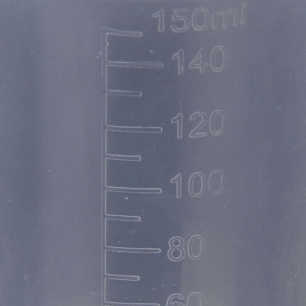 150ml Transparent Plastic Graduated Beaker