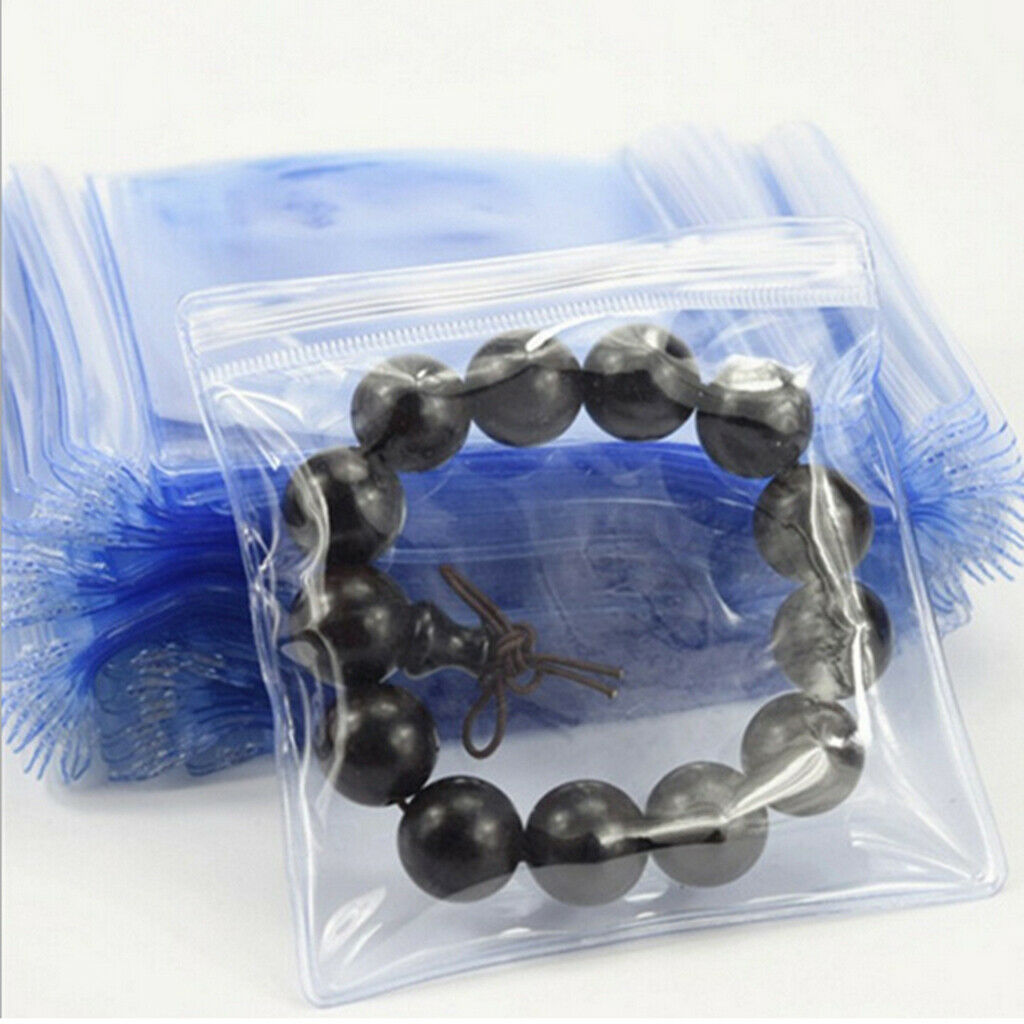 100 Recloseable Zipper Bags Self Sealed Bags Phone Beads Food Storage 5x7cm