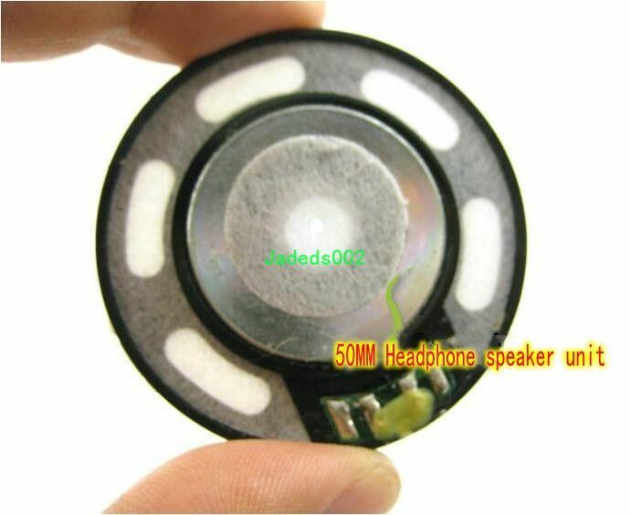 2pcs 50mm Neodymium Headphone speaker headset earphones DIY upgrade HIFI