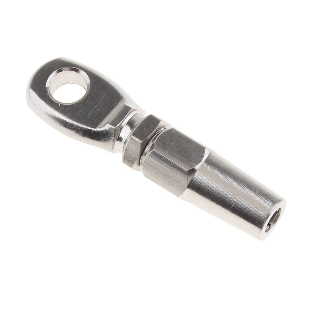 316 Marine Grade Stainless Steel Swageless Eye Terminal For 6mm Wire Rope