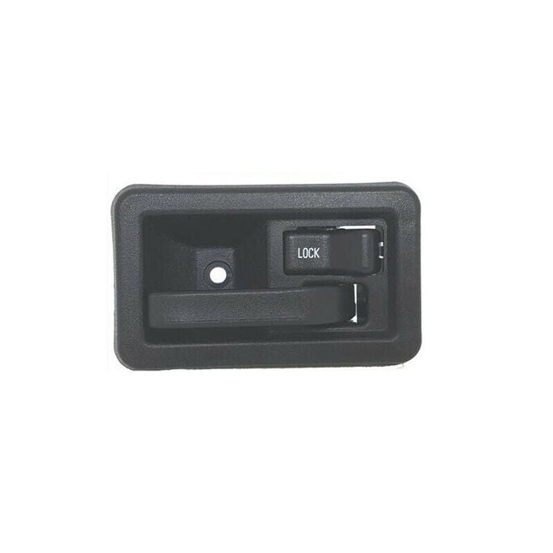 Black Inside Door Latch Handles Pair For Jeep Wrangler 87-04 W/ Rod Clips Newest