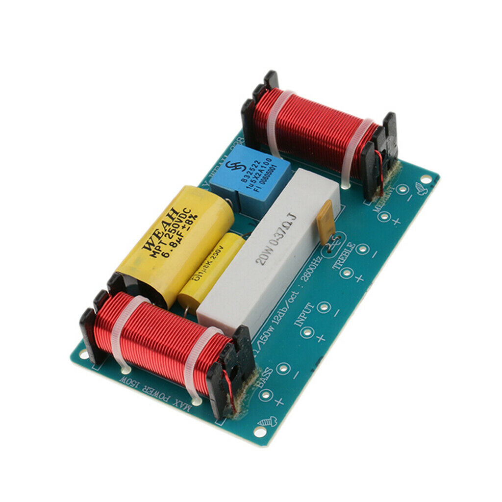 Set of 1 Way Audio Filter Bass Speaker Crossover Frequency Car Aux Device