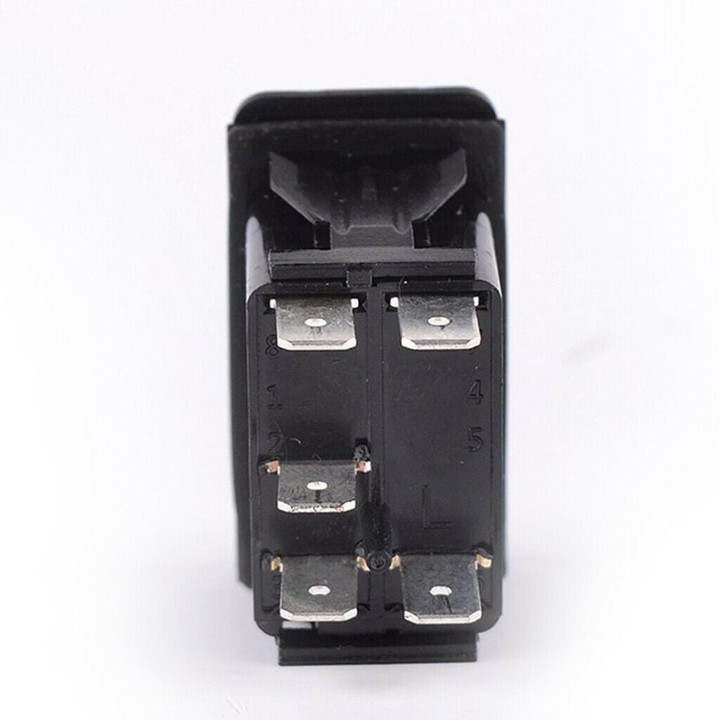 Universal Car Boat Marine Van Blue LED illuminated Rocker SPST Switch ON OFF